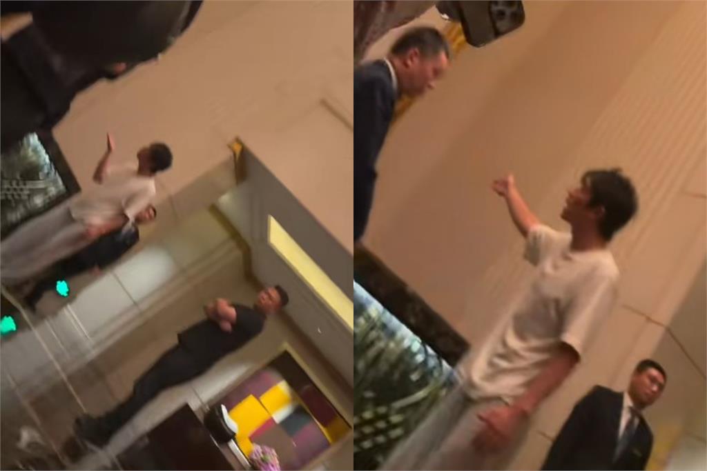 45歲陳冠希又搞事!怒指中國飯店員工「一直看我什麽意思?」黑衣人包圍現場畫面曝