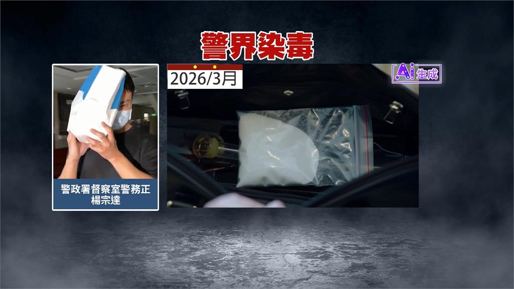 警政署警務正涉持毒品被逮　交保後為躲媒體「奔逃摔倒」