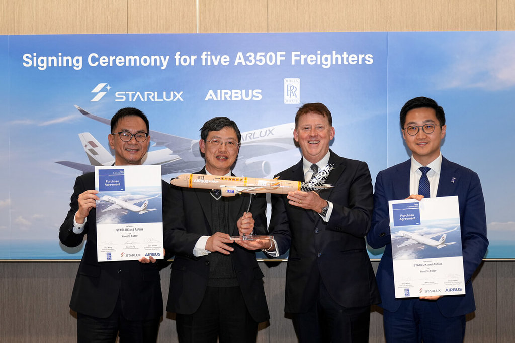 星宇航空布局貨運市場 執行5架A350F貨機選擇權