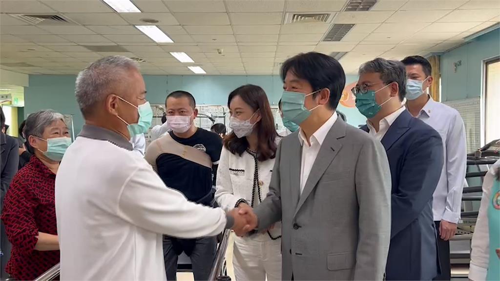 獲提名參選總統首日行程 賴清德訪桃園醫院新屋分院飄選舉味