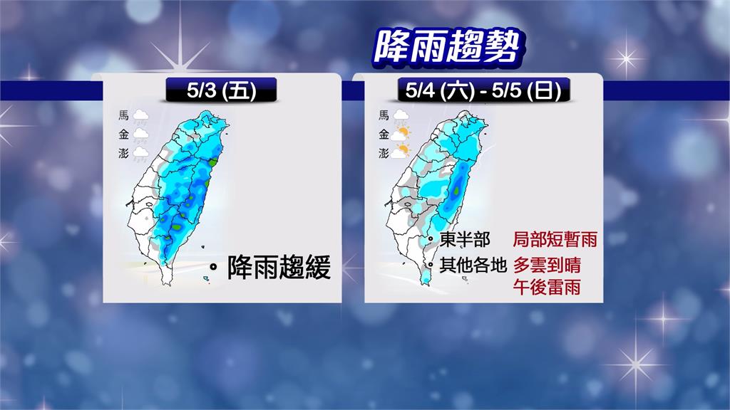 首波梅雨鋒面報到　全台水庫大補水、週五雨勢趨緩