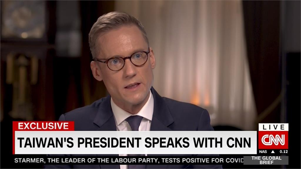 睽違兩年接受CNN專訪　蔡總統：對美軍守衛台灣有信心