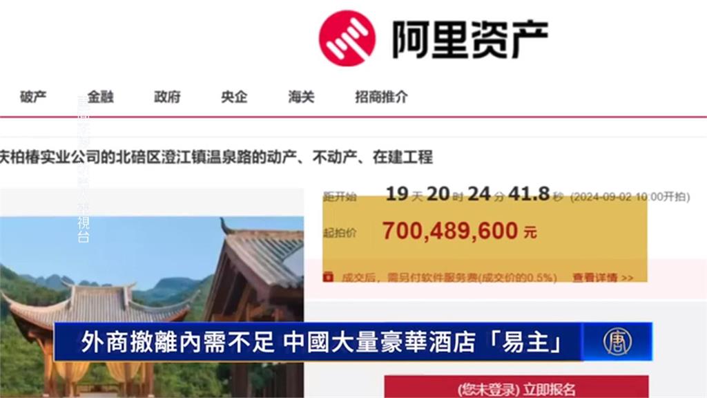 外資逃光、官員不來! 中國高檔飯店掀起求售潮
