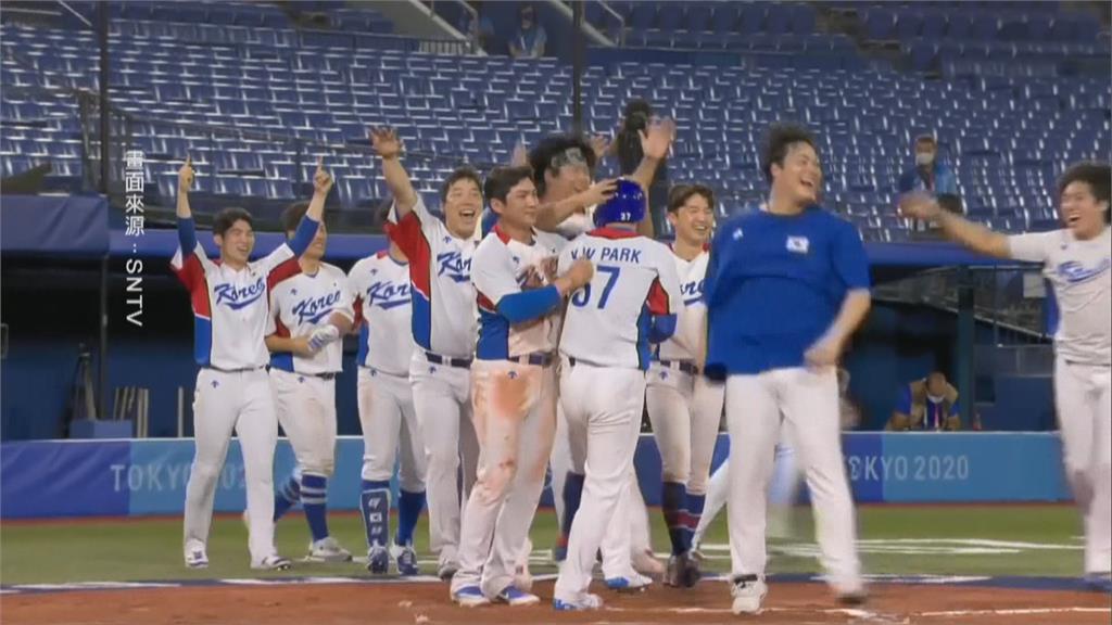 棒球衛冕軍韓國亮相　再見觸身球險勝以色列