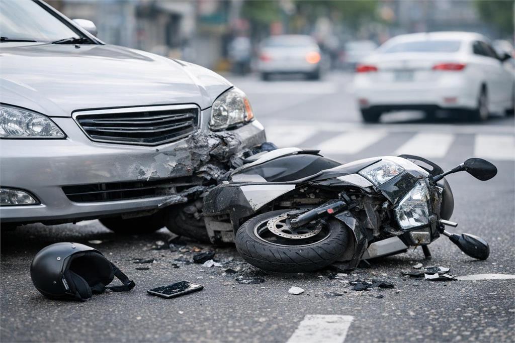 只有自己受傷竟遭罰3000元！騎士「撞車未報警、雙方和解」被裁罰…法院判決出