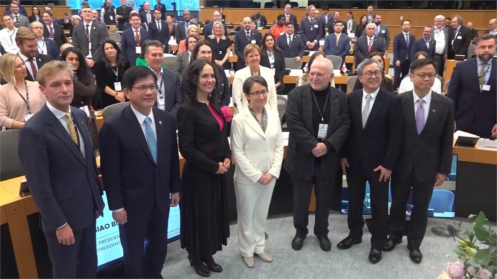 史上首次！蕭美琴歐洲議會演說　指台海和平攸關全球穩定