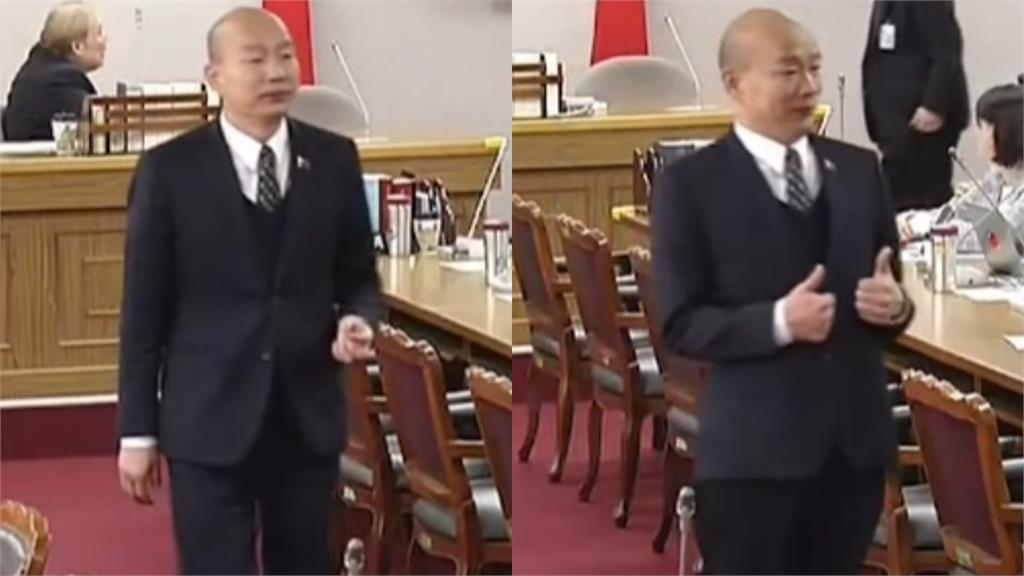 柯建銘又「講古」講不停!韓國瑜「比這手勢」落跑⋯網炸鍋:還笑得出來