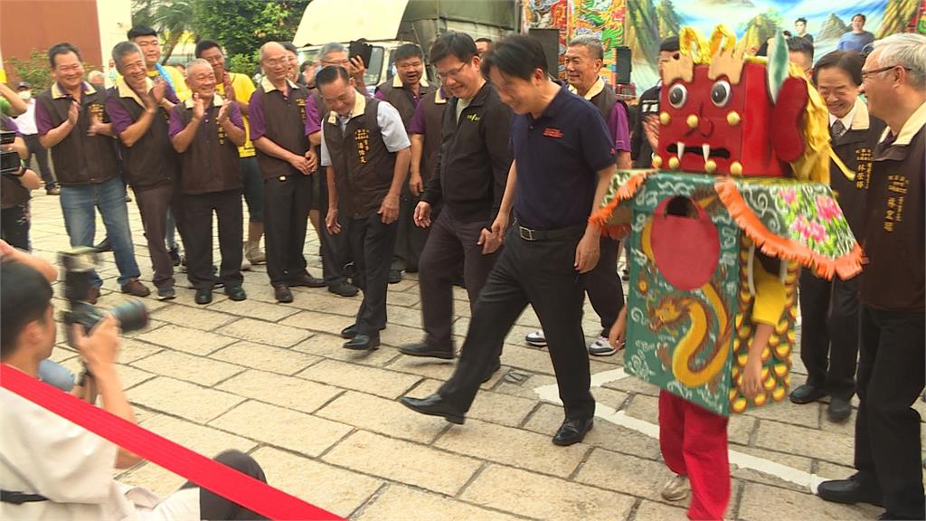 賴清德烏日玉闕朝仁宮參拜 小小千里眼神尊相迎