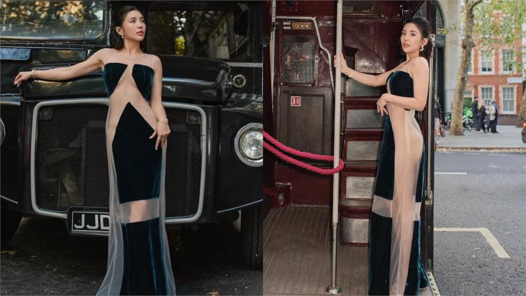 壯壯「透明戰袍」辣登時裝週　加碼放送「趴車側身全沒遮」網看呆：快脫窗！