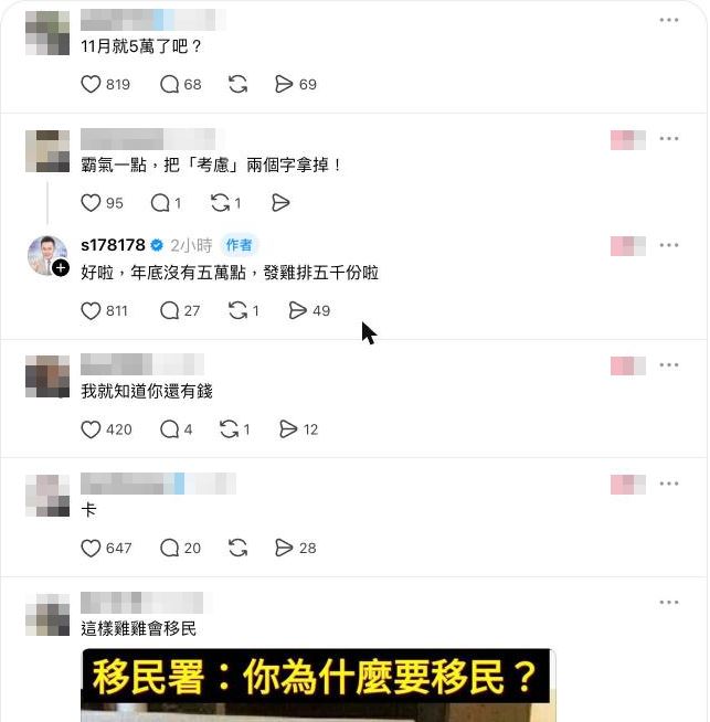2週回落3700點！哲哲不忍了開嗆「年底沒5萬發5000份雞排」 吸42萬人圍觀