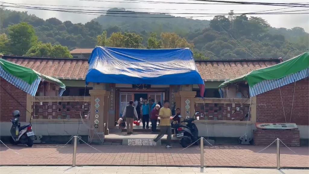 江家古厝震損難過夜 今年祭祖人數少百人