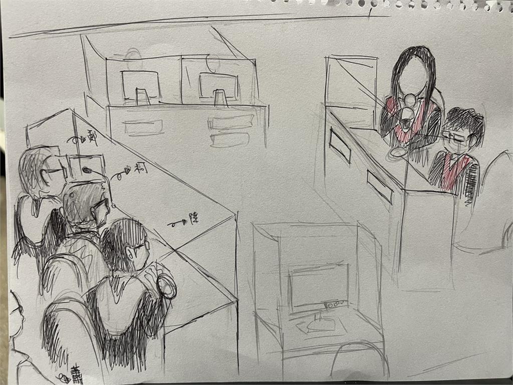 快新聞/檢敵意滿滿!柯怒嗆「要關我直講」最終又遭押 法庭素描曝光