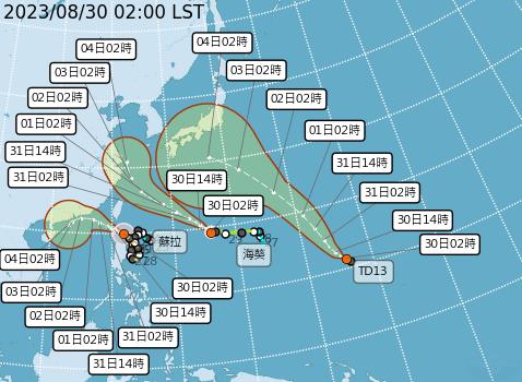 快新聞/強颱蘇拉預估今日中午觸陸 「這些地區」防大雨來襲
