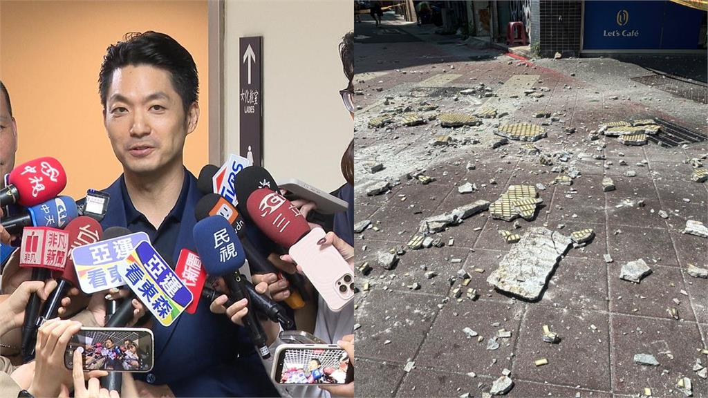 寧夏夜市「2度磁磚雨」險砸傷人！議員爆市府沒人來關心　痛批：蔣萬安你還在睡？