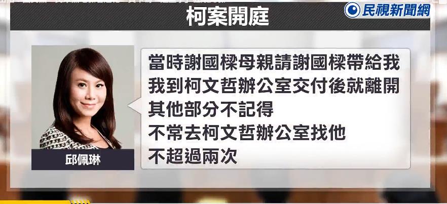 邱佩琳「親帶2百萬元到市長室」作證淚崩!柯文哲開庭疑氣到恍神「脫口5字」秒改口