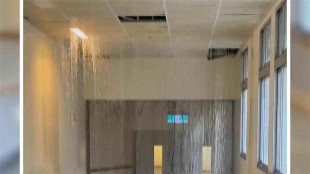 強震！花蓮女中校舍塌陷成危樓　慈濟醫院天花板掉落走廊變瀑布