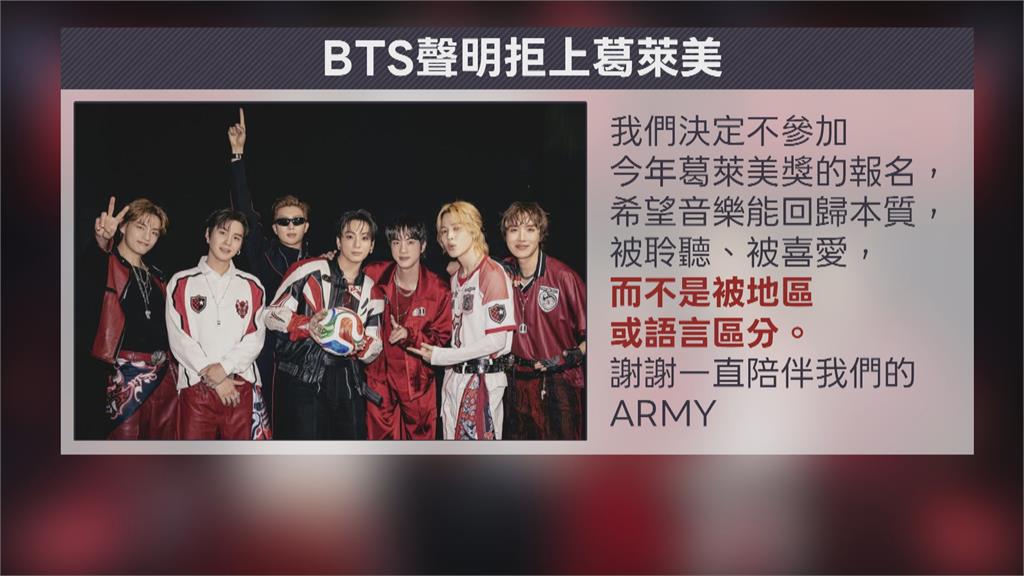 BTS拒參加葛萊美遭報復? 「8千萬點閱影片」默默被消失