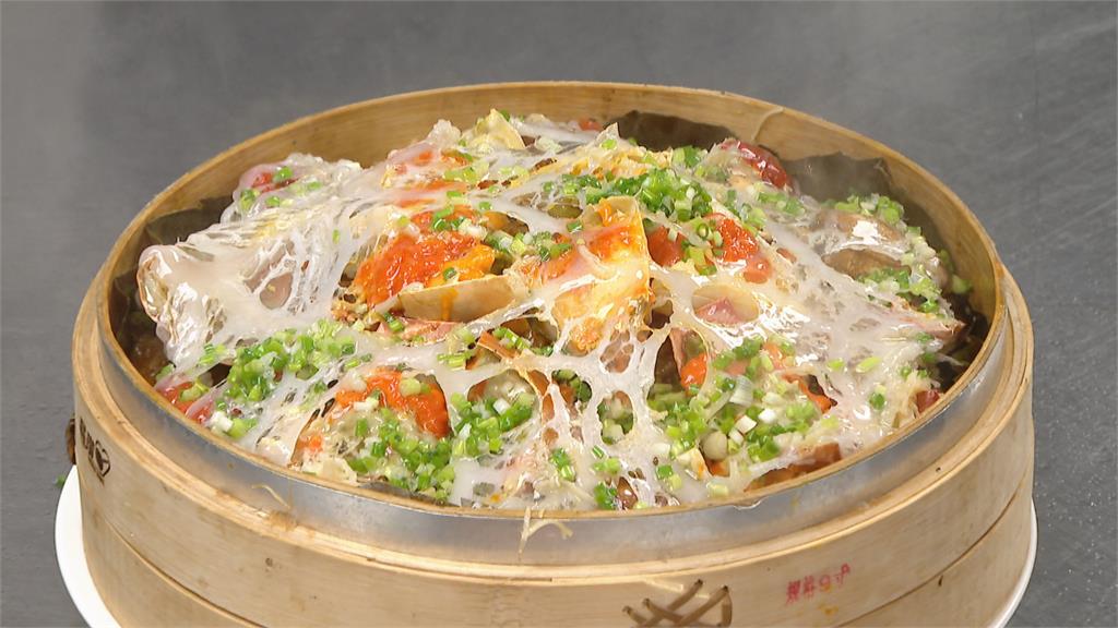 螃蟹結合網油.奶油　廣東菜古早味搬上台灣餐桌