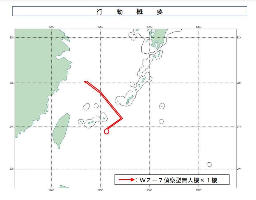 元旦就來亂!中國無人機「無偵-7」飛越宮古海峽 日本戰機緊急升空
