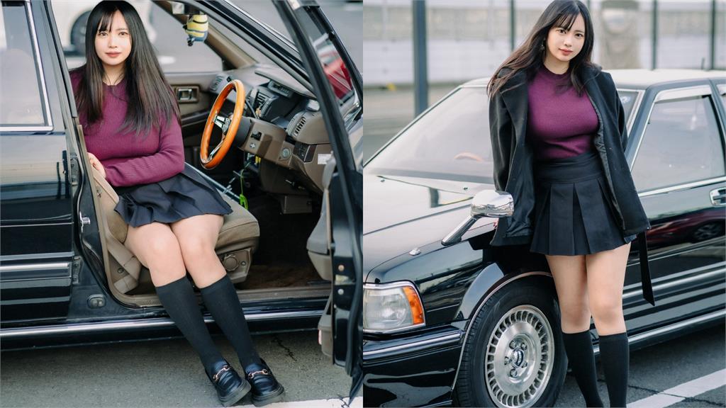 正妹曬絕美Cedric Y31!針織衫彈出「安全氣囊」網歪樓:車在哪...