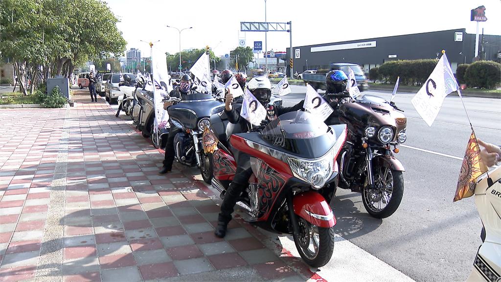 吳思瑤哈雷車隊掃街! 轟政見發表會變「少康戰情室」