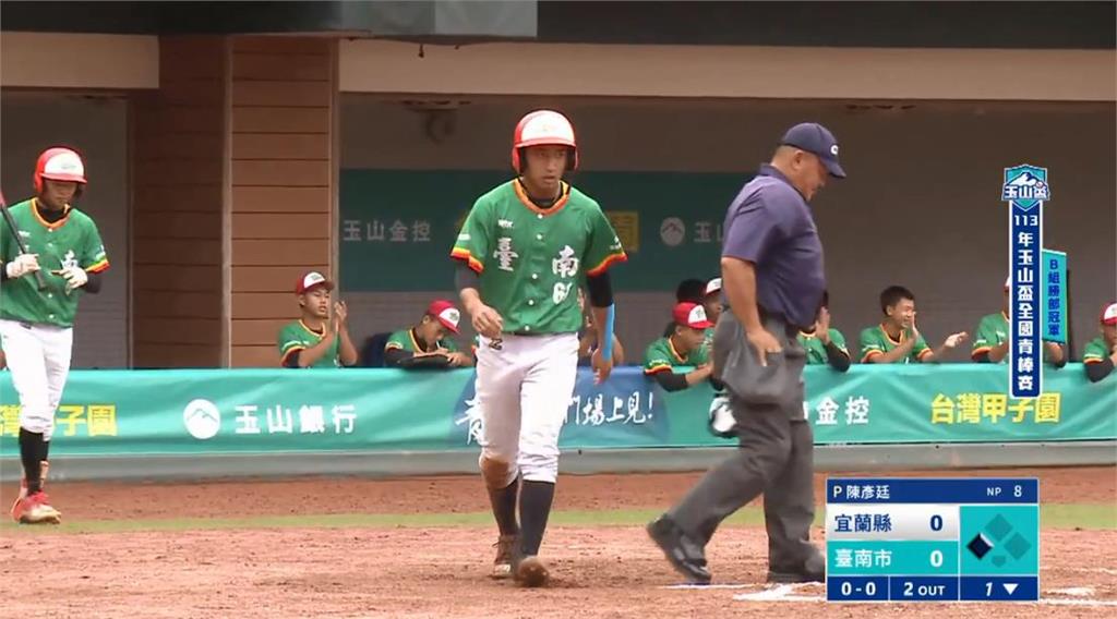 玉山盃青棒錦標賽　新北、台南勝部冠軍先晉4強