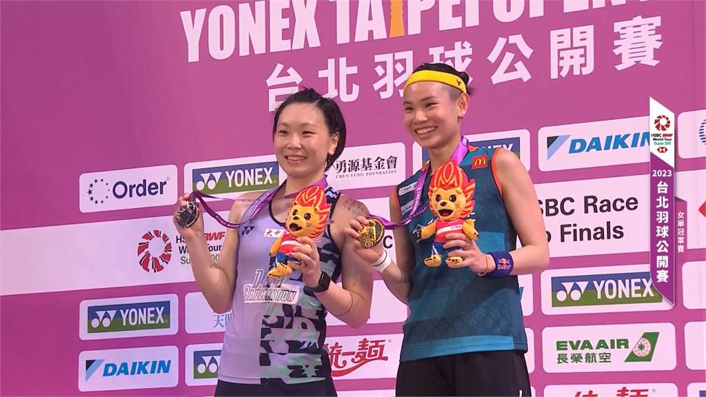 台北賽五度封后創紀錄　小戴獎牌乾杯成亮點