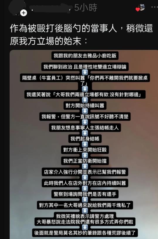 客人「吃飯聊罷免」慘被溫體牛員工毆打!誇張影片曝「北市議員出手了」