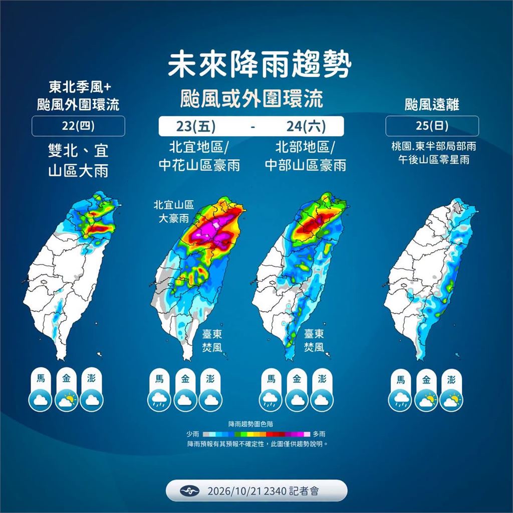 薔琵狂逼近「2地區影響最大」!林嘉愷揭「全台這1天」有機會達停班課標準…關鍵曝光