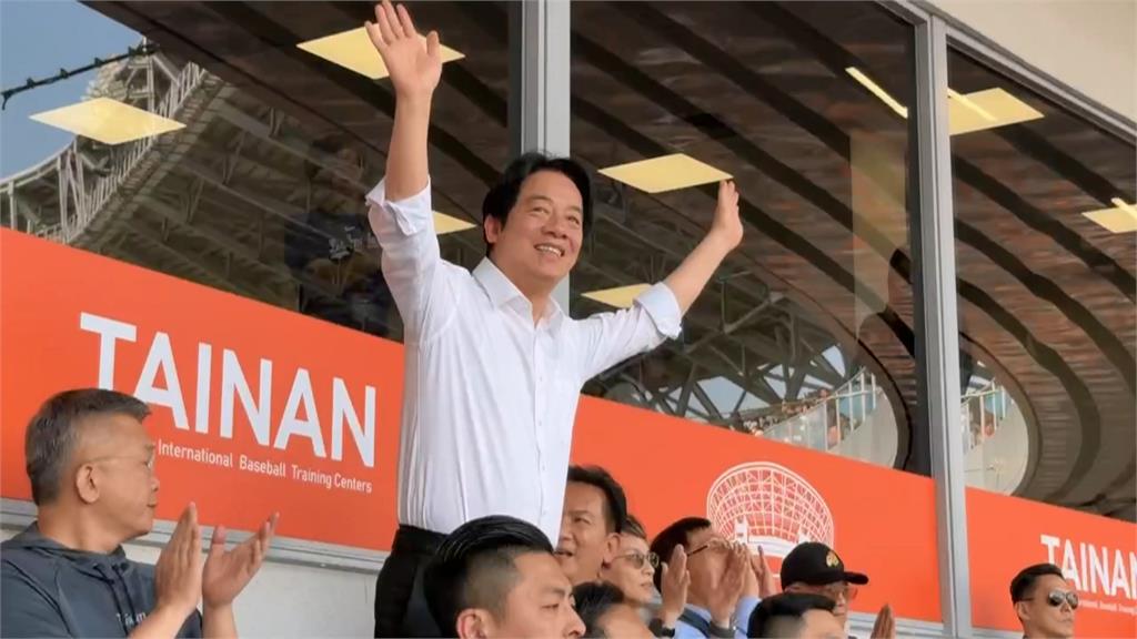 統一全新主場「亞太成棒主球場」 賴總統親臨觀賽嗨喊「AAOA」