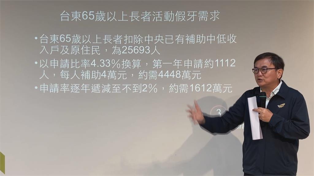 端出政見牛肉! 劉櫂豪喊台東65歲長者「免費裝假牙」