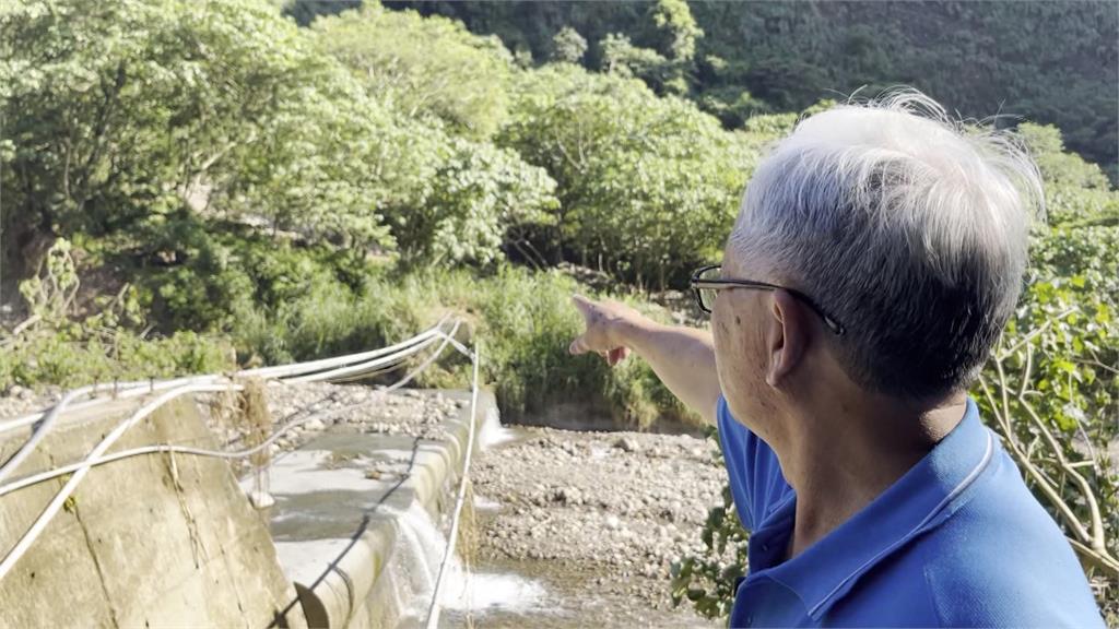 土石流沖毀簡易自來水系統　草屯鎮逾600戶苦無水用