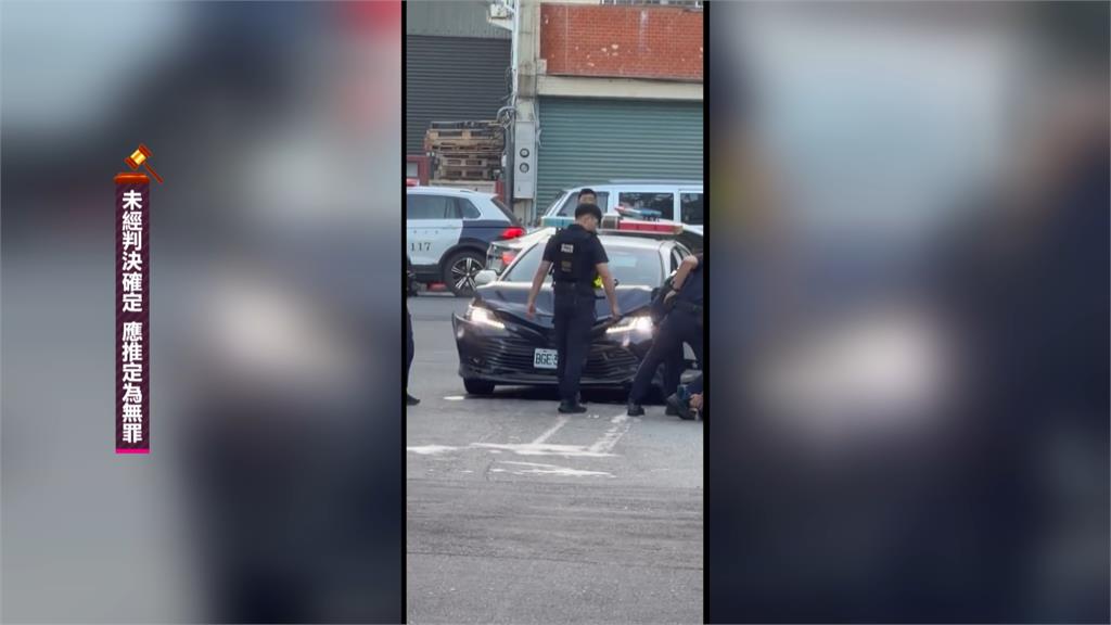 台東警匪追逐！駕駛違規拒檢撞警車、襲警，３員警受傷。