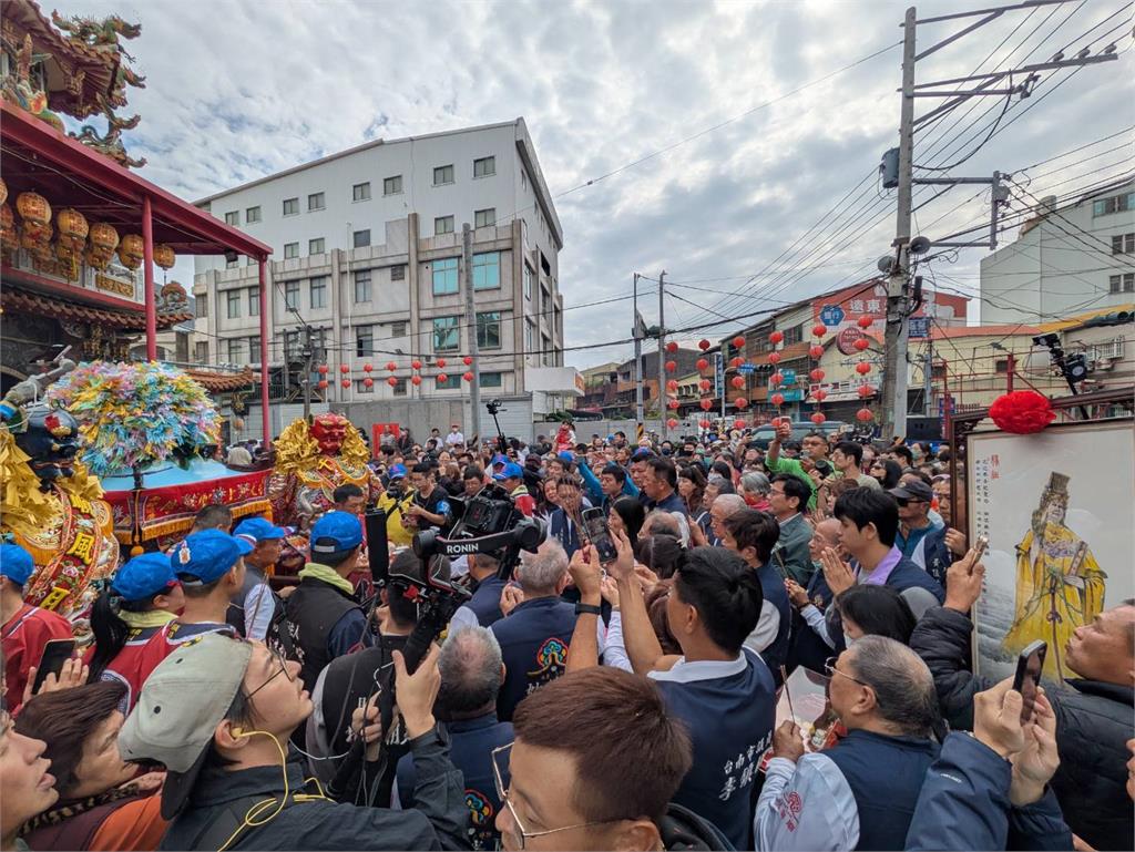 北港媽祖蒞臨台南 永康姑婆廟獻畫恭迎聖駕