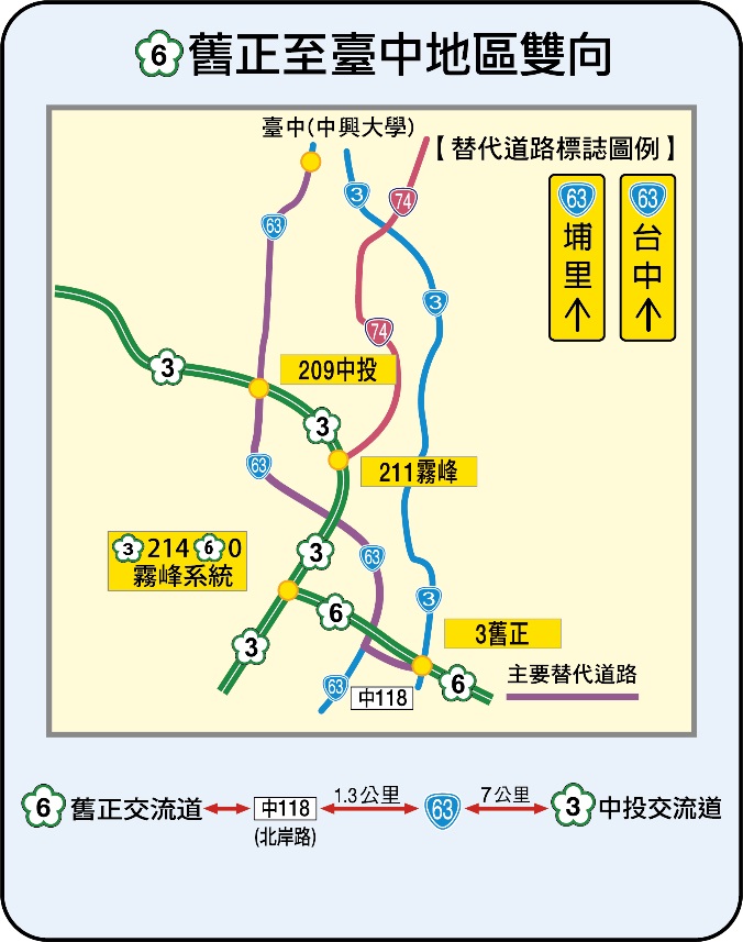 中秋節連假國道怕塞車 可改走10條替代道路
