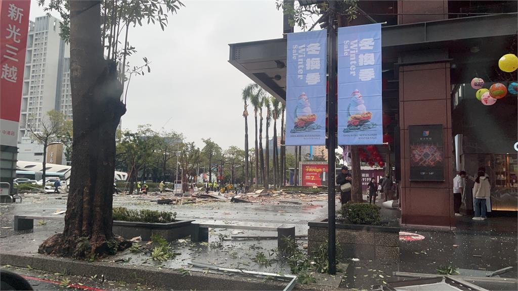 台中新光三越氣爆「目擊者疑聞到瓦斯味」！他一下樓「電梯秒炸裂」嚇傻：還好沒搭