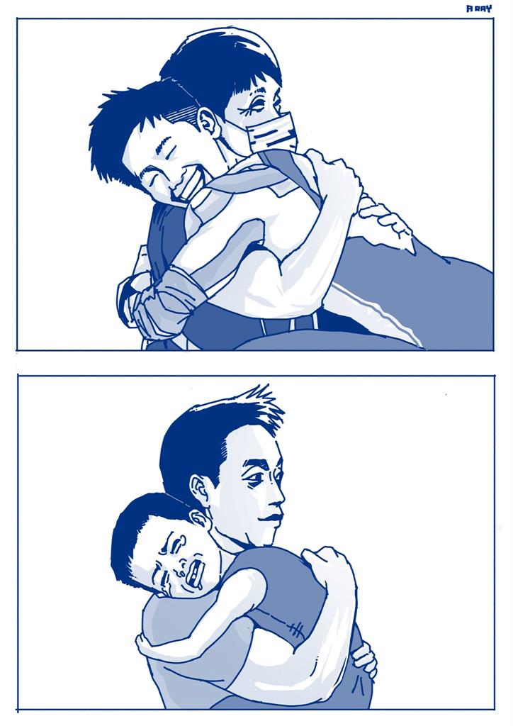 東奧／李智凱擁抱教練一張圖走過15年歲月　網鼻酸：眼淚自己掉了下來！