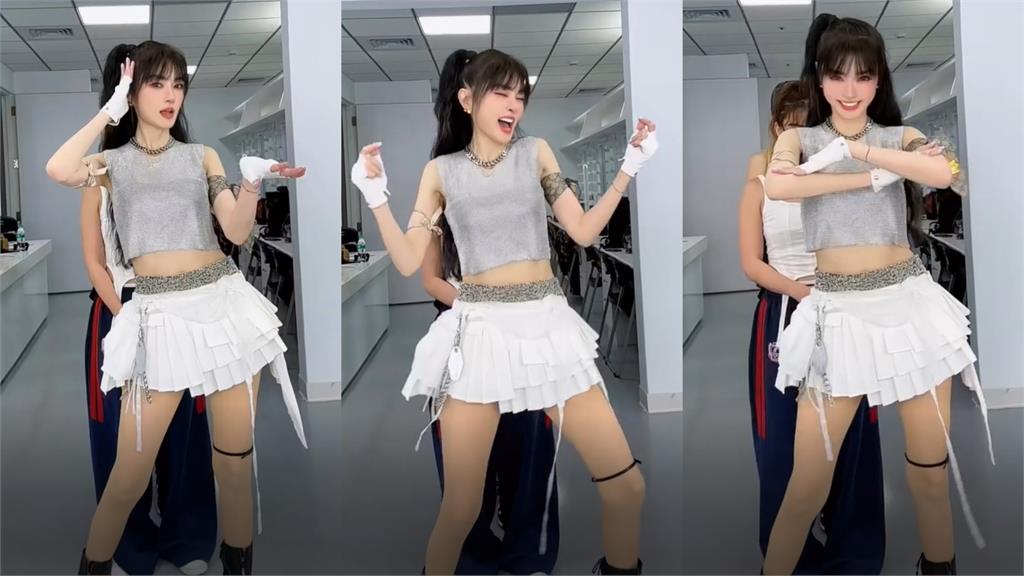 半百女舞者「狂扭11秒」竟是謝金燕!轉側身「炸裂紙片腰」網看哭:姐姐多吃點