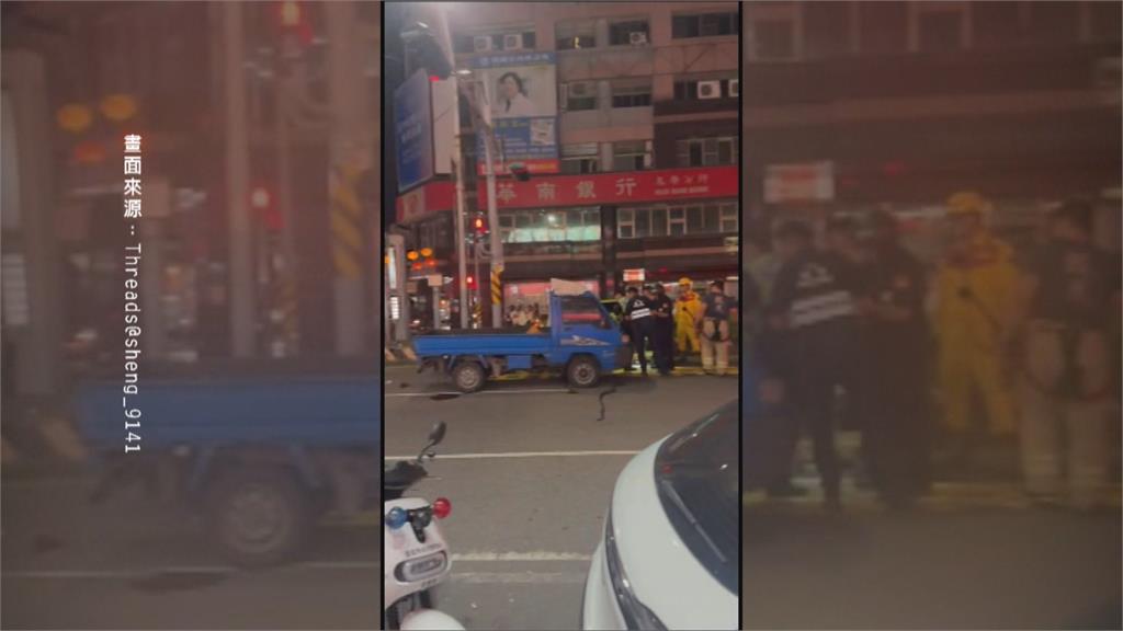 台南婦過馬路遭撞「捲車底」　路過民眾合力「徒手抬車」救出