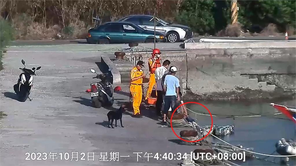 男子不慎跌進漁港　獲救後身體無大礙自行返家