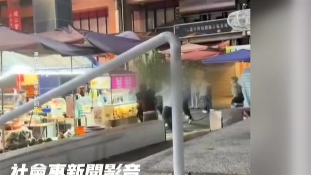 「東協廣場」深夜街頭大亂鬥！　10多名移工酒後衝突大鬧