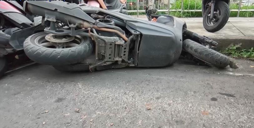碰！駕駛橫掃7機車肇事逃逸　落網辯：以為撞到柱子
