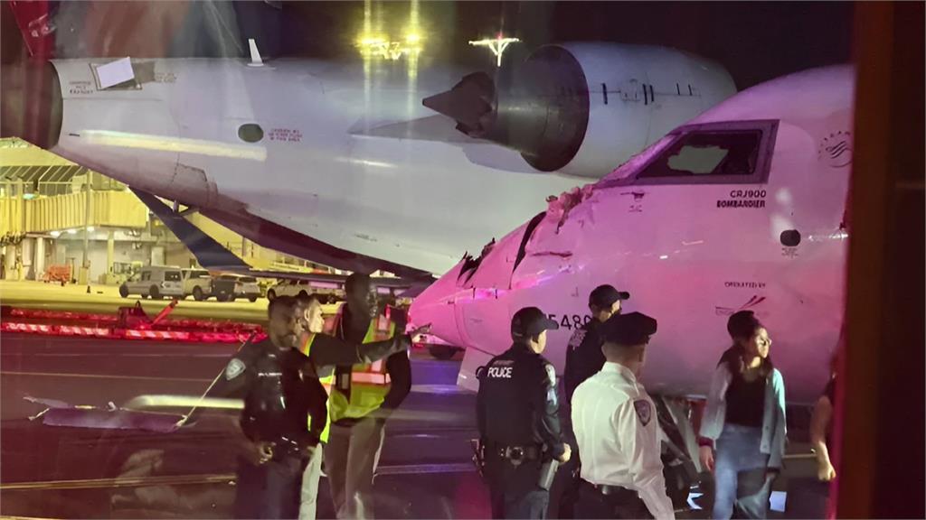 美紐約達美航空2飛機跑道相撞　至少1人受傷