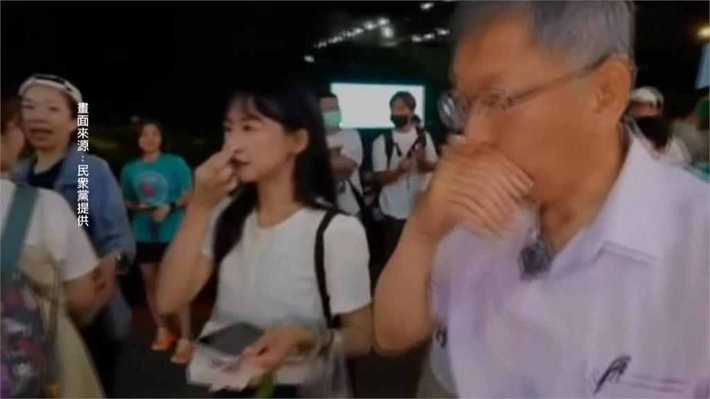柯文哲逛逢甲夜市「疑遭噴辣椒水」　劉岑妤：週六報案處理