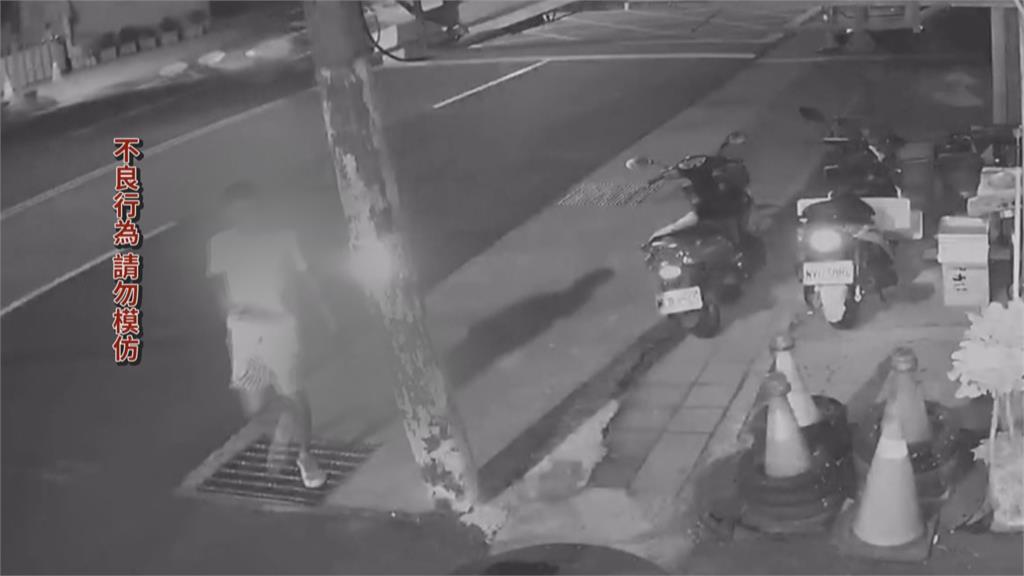 台中2男深夜"持長刀閒晃亂砍植栽" 被逮稱:純屬好玩