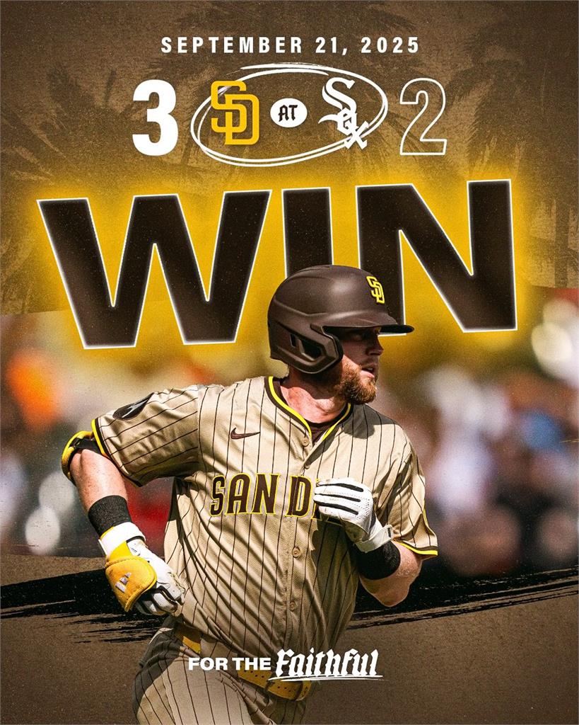 MLB/教士緊追道奇不放棄!兩隊只有3場勝差國聯西區冠軍誰屬還有得瞧