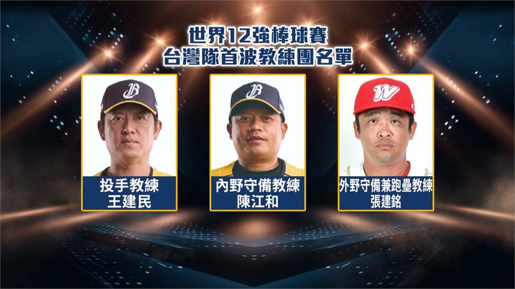 世界12強棒球賽首波教練團名單出爐　曾豪駒領軍「WBC班底」彭政閔、王建民入列