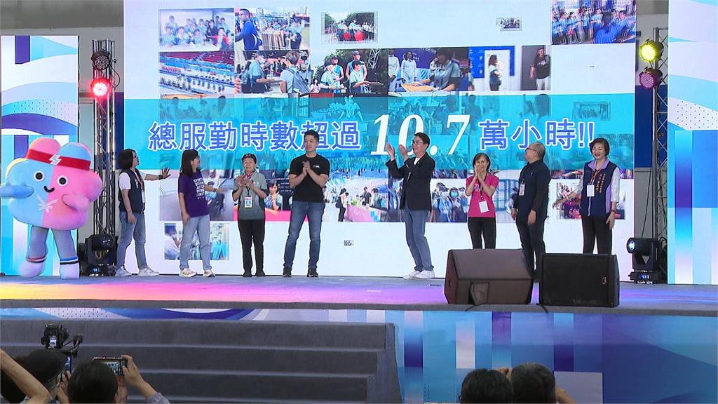 獨/世壯運感恩會千名志工共襄盛舉 王大陸現身擔任工作人員