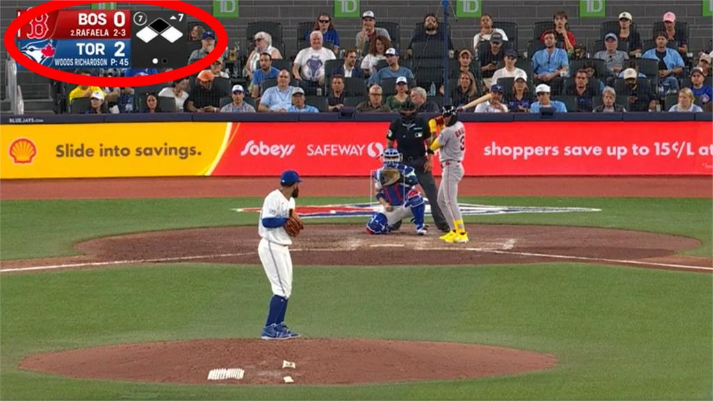 MLB(影)／記分板出大包！藍鳥主場「不小心詐騙」紅襪　高飛犧牲打成變相雙殺