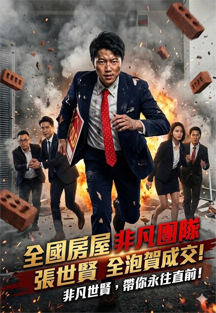 戲如人生！《豆腐媽媽》房仲店長成真　張世賢斜槓房仲圈晉升「百萬經紀人」